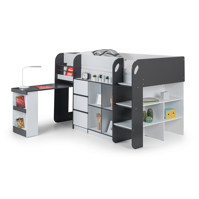 Saturn Charcoal Grey Midsleeper